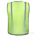 Gilet de sécurité fluorescent réfléchissant